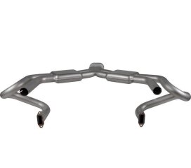 Kit de Escape Estilo Sebring para PORSCHE 356, Escape Esportivo com Ponteira Oval em A&Ccedil;O INOXID&Aacute;VEL