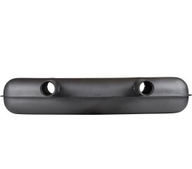 Silenciador traseiro para escapamento esportivo PORSCHE 914/6 2x ponteiras de escape de 70 mm no meio