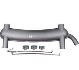 Achterdemper RSR voor PORSCHE 911 F/G 2.0 2.2 2.4 2.7...