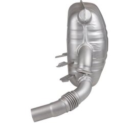 ポルシェ 996 カレラ用リアサイレンサー 右 TÜV ステンレススチール OE スタイル