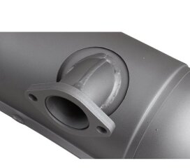 Einddemper voor PORSCHE 901 911 F 2.0 -66 57mm uitlaatpijp chroom