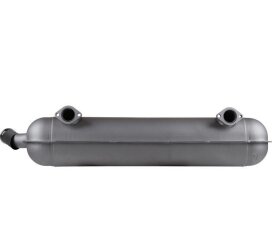 Silencieux arri&egrave;re pour PORSCHE 901 911 F 2.0 -66, sortie d&eacute;chappement chrom&eacute;e de 57 mm