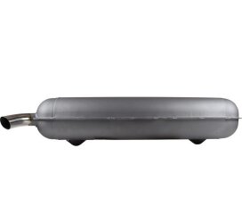 Silencieux arri&egrave;re pour PORSCHE 901 911 F 2.0 - 66, sortie d&eacute;chappement de 57 mm &agrave; bord tranchant