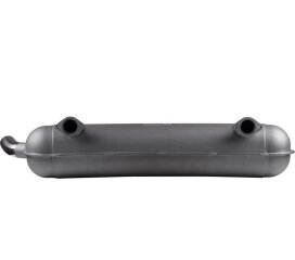 Silenziatore posteriore per PORSCHE 901 911 F 2.0 -66, terminale di scarico da 57 mm con bordo affilato