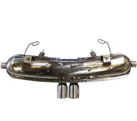 Silencioso trasero para PORSCHE Boxster 986 escape...
