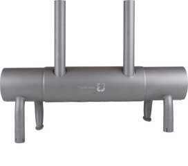 Rear silencer for PORSCHE 356 sports exhaust Carrera style