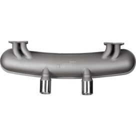 Rear silencer for PORSCHE 914 1.7 1.8 sports exhaust 2x...