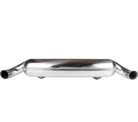 ポルシェ 911 G 3.2 カレラ スポーツ排気用リアサイレンサー 2x 84mm ステンレススチール