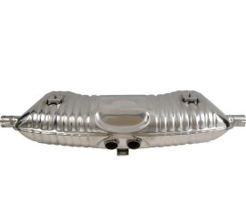 Einddemper voor PORSCHE Boxster 986 Sportuitlaat zonder...