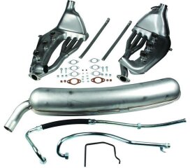Rear silencer + heat exchanger for PORSCHE 911 G 2.7 3.0...