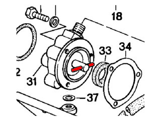 Kit di riparazione pompa olio per PORSCHE 911 930 964 3.0...