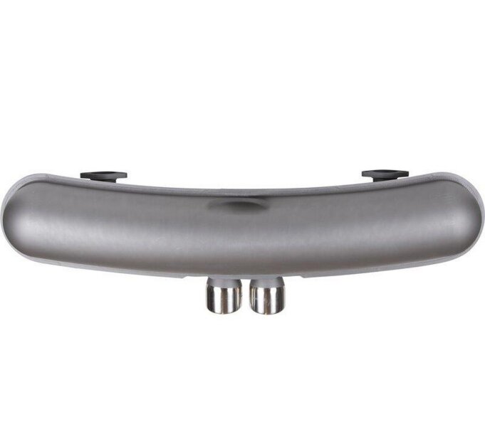 PORSCHE 911 F 2.0 - 2.4 スポーツエキゾースト用リアサイレンサー 中央に 2x 76mm