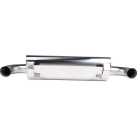 ポルシェ 964 カレラ スポーツ用プレサイレンサー、排気口 1 個、TÜV ステンレススチール