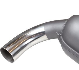 Silenziatore posteriore per scarico sportivo PORSCHE 911 G 2.7 1x 70mm T&Uuml;V