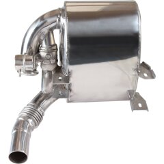 Silenciador trasero para escape deportivo PORSCHE 996 Carrera con v&aacute;lvula ACERO INOXIDABLE L+R