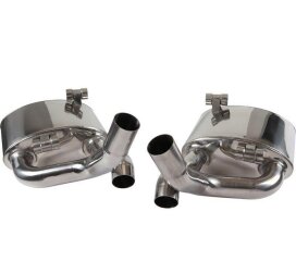 Silencieux arri&egrave;re pour PORSCHE 997 Carrera &agrave; partir de 2009 - &Eacute;chappement sport V2A G+D