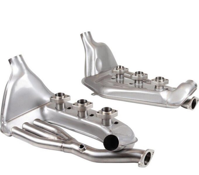 Scambiatore di calore per PORSCHE 911 G 3.2 Carrera SINISTRO SPORTIVO IN ACCIAIO INOX