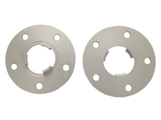 Distanziali per PORSCHE dal 94 in poi con schema bulloni 5x130, 71,6 mm, 2x 5 mm, 10 mm/asse, 2 pezzi.