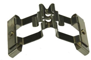 1x Piastra a molla per pastiglie freno per PORSCHE 981 982 Boxster Cayman 991 Carrera ANTERIORE