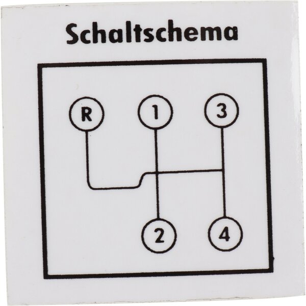 Etichetta adesiva con diagramma di cambio per PORSCHE 356 B/C, adesivo per parabrezza