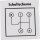 Adhesive label shift diagram for PORSCHE 356 B/C, windshield sticker
