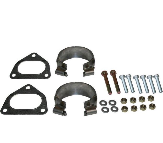 Kit de montaje tubo de escape para PORSCHE 993 Carrera Silenciador Bischoff