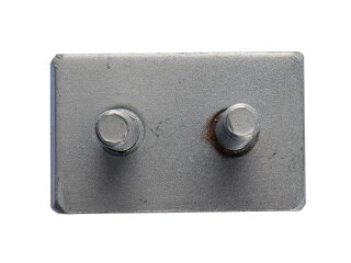 Placa de sujeci&oacute;n del escape para el silenciador trasero del PORSCHE Boxster 986 cat.