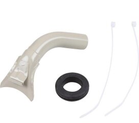 Heating nozzle with rubber grommet for rear window for...