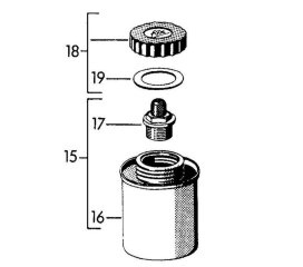 Conector de parafuso recipiente de fluido de freio para...