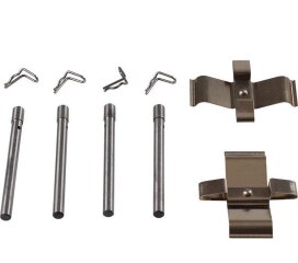 Brake pad retaining pin + spring plate for PORSCHE 911 F...