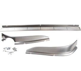 Grembialatura posteriore per recinzione giardino pannello posteriore PORSCHE 911 F 69-73 IN ACCIAIO INOX