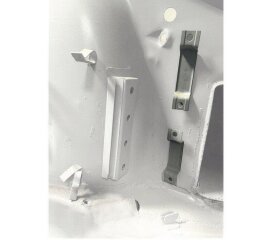 1x Halter Sicherungskasten f&uuml;r PORSCHE 911 F 68-73 Halteblech Innenkotfl&uuml;gel