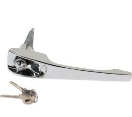 1x Deurkruk voor PORSCHE 911 F 912 68-69 EXTERIEUR met...