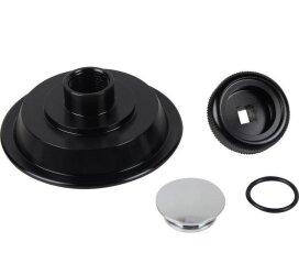 ポルシェ 911 77-86 930 ドアロック用ロックノブ 1個 アルミ ブラック セット