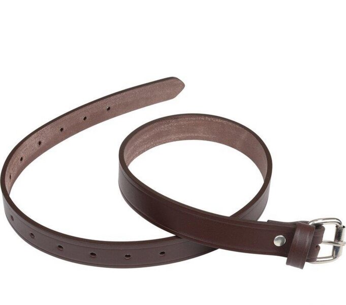 1x Sangle de roue de secours pour PORSCHE 356, sangle en cuir marron