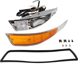 1x clignotant pour PORSCHE 911 69-73 COMPLET AVANT GAUCHE...