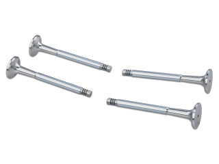 4x valvola di scarico per PORSCHE 912 1.6 356 C 1600 AE