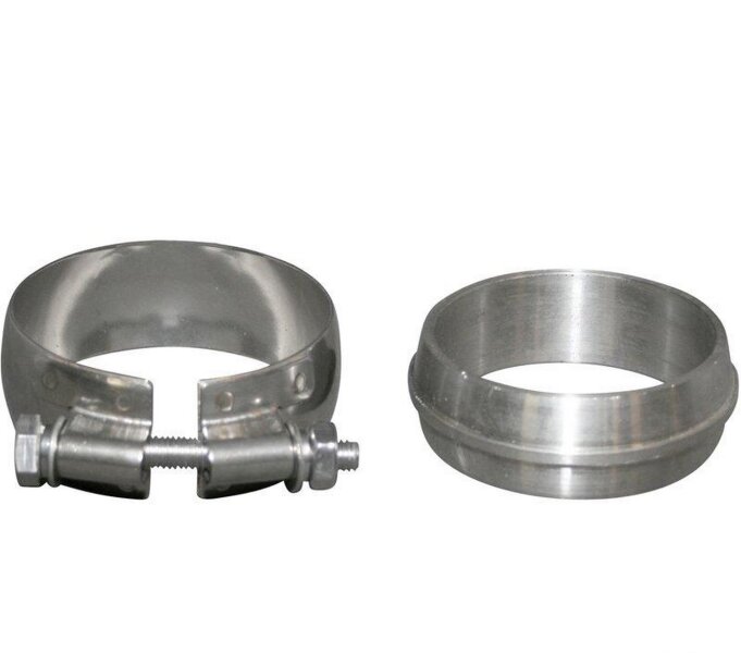 1x Exhaust clamp + sealing ring for PORSCHE 964 Carrera...