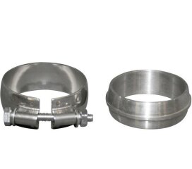 1x Exhaust clamp + sealing ring for PORSCHE 964 Carrera...