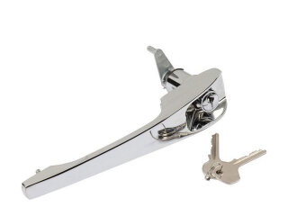 Maniglia porta per PORSCHE 911 F 912 68-69 ESTERNA con serratura CROMATA S+D