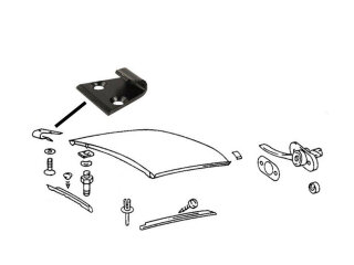 8x targa roof locking bars for PORSCHE 911 F/G 912 964...