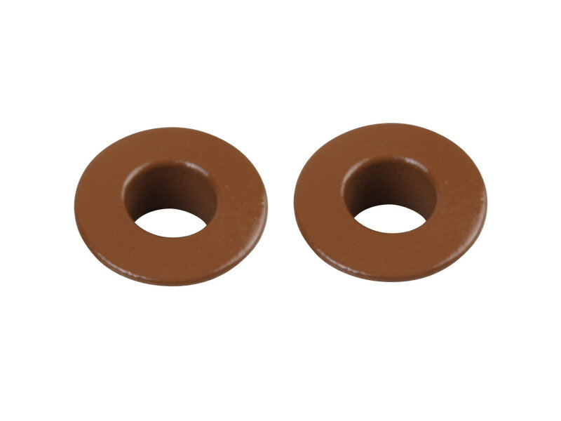 2x reposacabezas rosetón para PORSCHE 911 F 912 65-72 MARRÓN