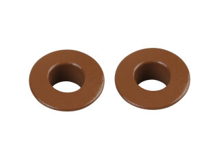 2x poggiatesta rosetta per PORSCHE 911 F 912 65-72 MARRONE