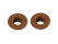 2x rosette headrest for PORSCHE 911 F 912 65-72 BROWN
