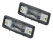 2x Luzes de Placa para PORSCHE 914 70-74 com homologação E, incluindo lâmpadas