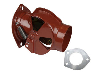 Scatole per alette del riscaldamento per PORSCHE 911 F/G fino al 86, set ROSSO L+R