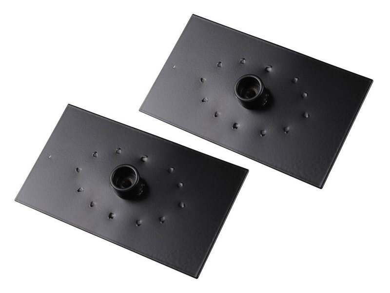 2 soportes de montaje para cinturones de seguridad para PORSCHE 911 F 2.0 hasta el 68. Placas de montaje.