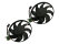2x Waterkoelerventilatoren voor PORSCHE 996 Carrera 4S turboventilatormotor