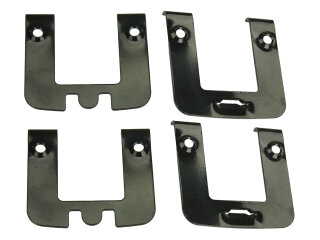 Jogo com 4 Placas Guia de Mola para Pastilhas de Freio para PORSCHE 911 930 3.3 turbo - Pin&ccedil;a de Freio Dianteira