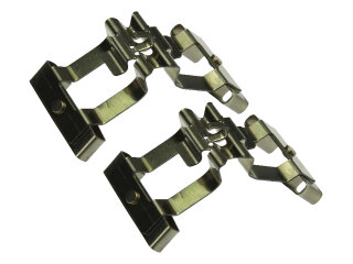 2x Veerplaten voor remblokken voor PORSCHE 981 982...
